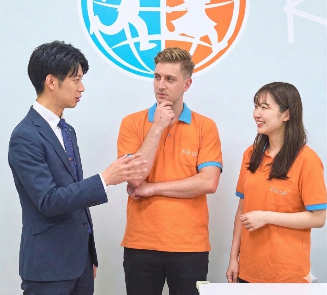 グローバルな環境で働くスタッフの様子